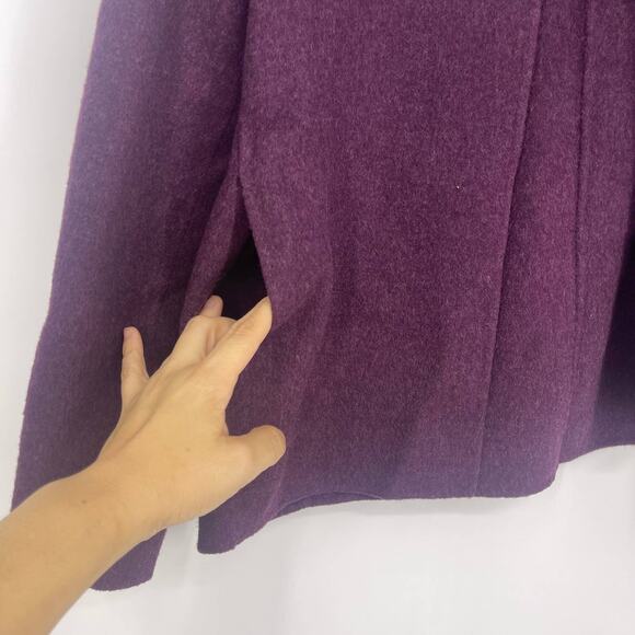 Eileen Fisher Brushed Wool Doubleface Open Jacket Size M NWT $498 - Picture 3 of 6